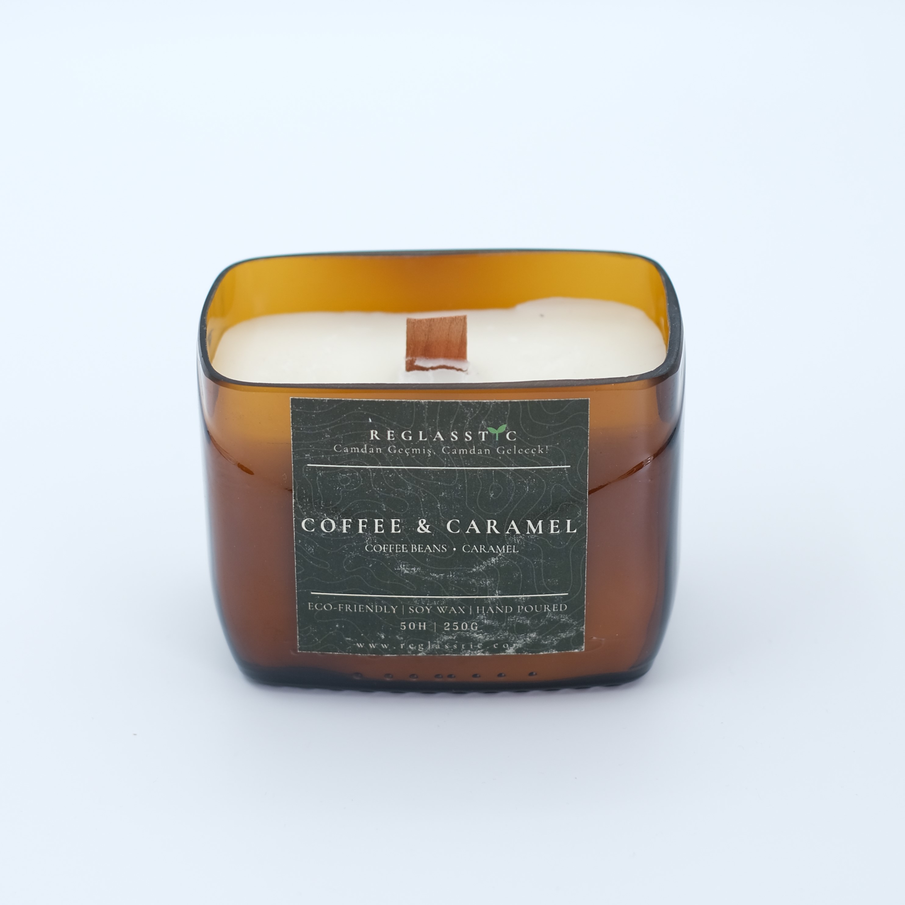 Soy Wax Mum - Coffee Caramel 250 gr - Upcycle Cam