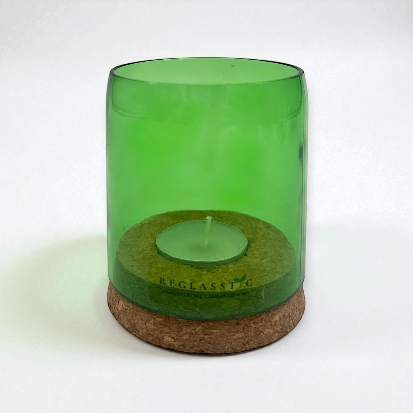 GlowNest – Mantar Tabanlı Upcycle Tealight Mumluk