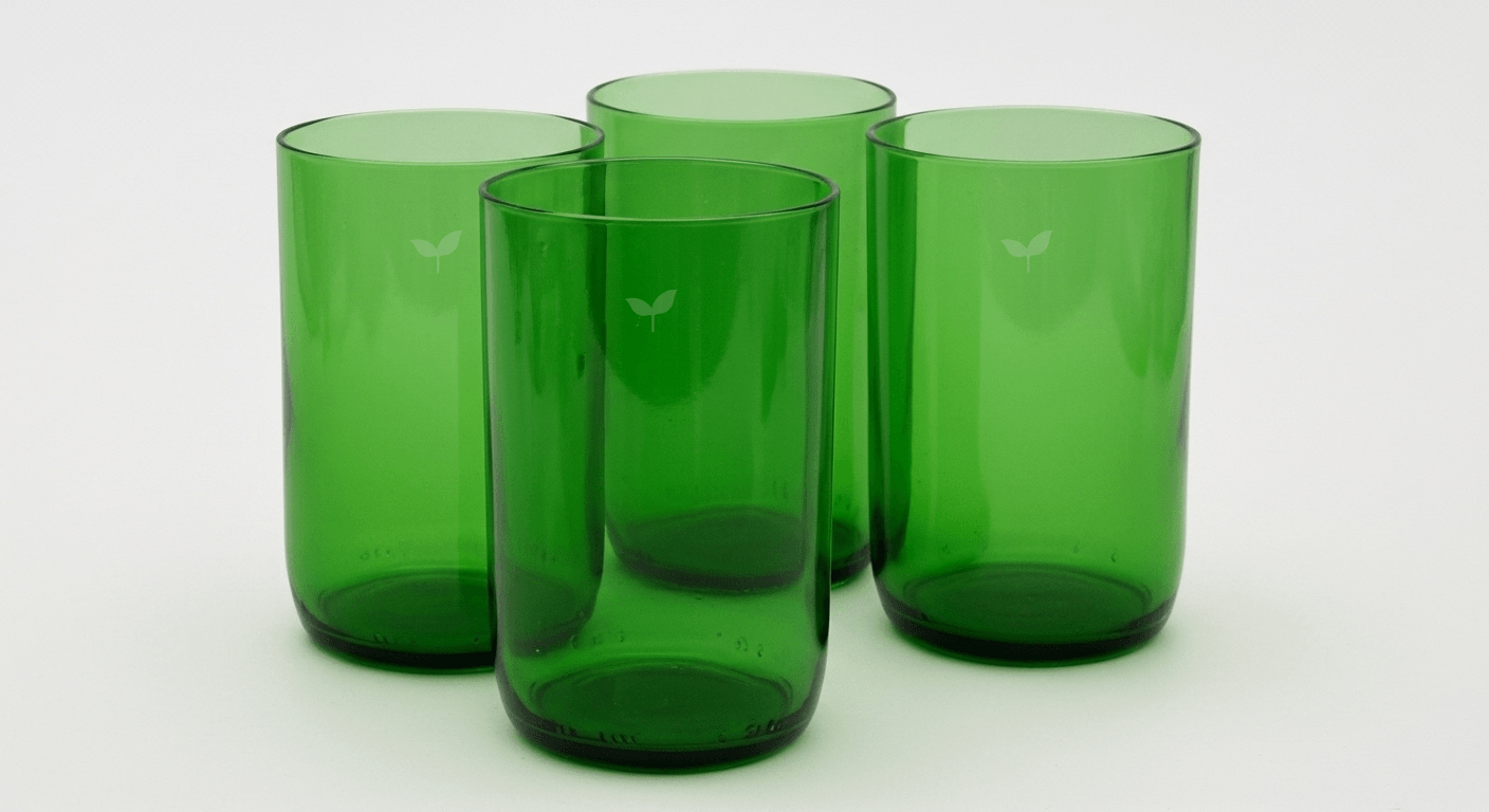 Drink & Dwell - Upcycle 4'lü Bardak Seti