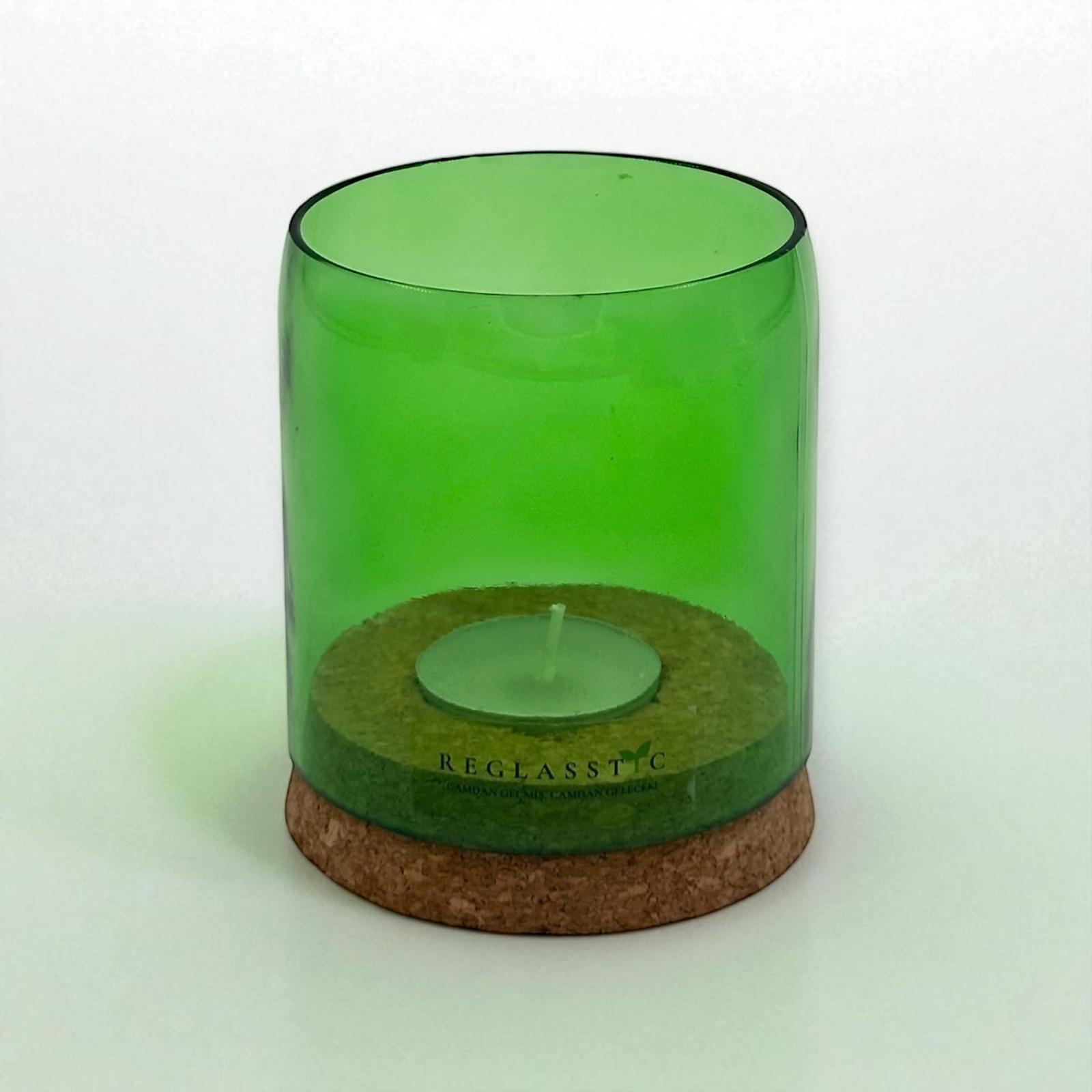 GlowNest – Mantar Tabanlı Upcycle Tealight Mumluk