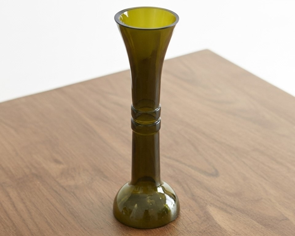 Emerald Flame – El Yapımı Cam Şamdan
