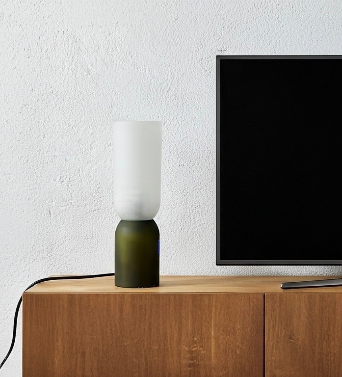Luma Duo – Upcycle El Yapımı Cam Masa Lambası