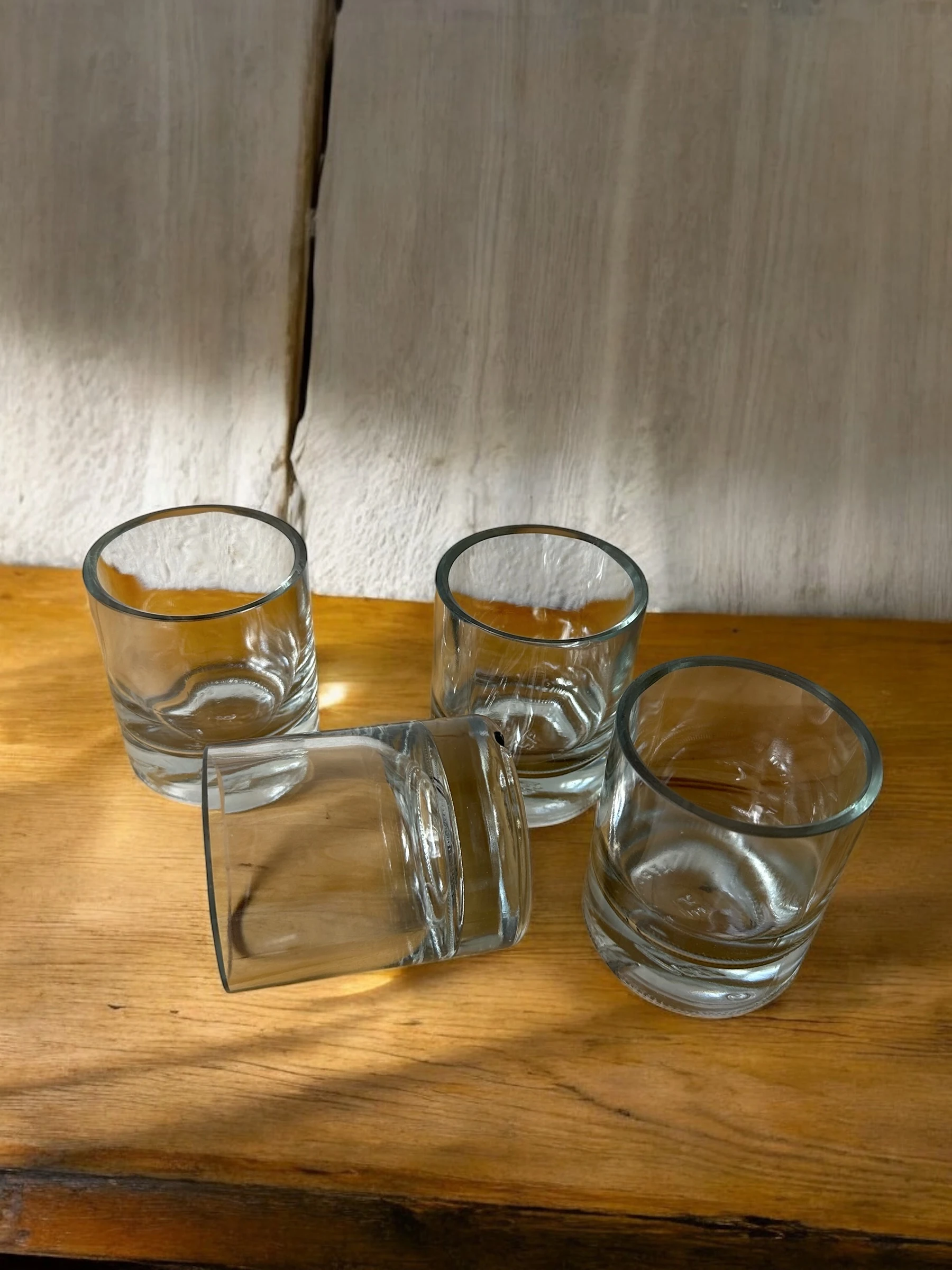 Deep Base Whiskey – 4’lü Upcycle Viski Seti