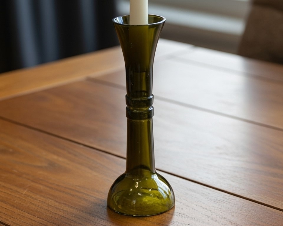 Emerald Flame – El Yapımı Cam Şamdan