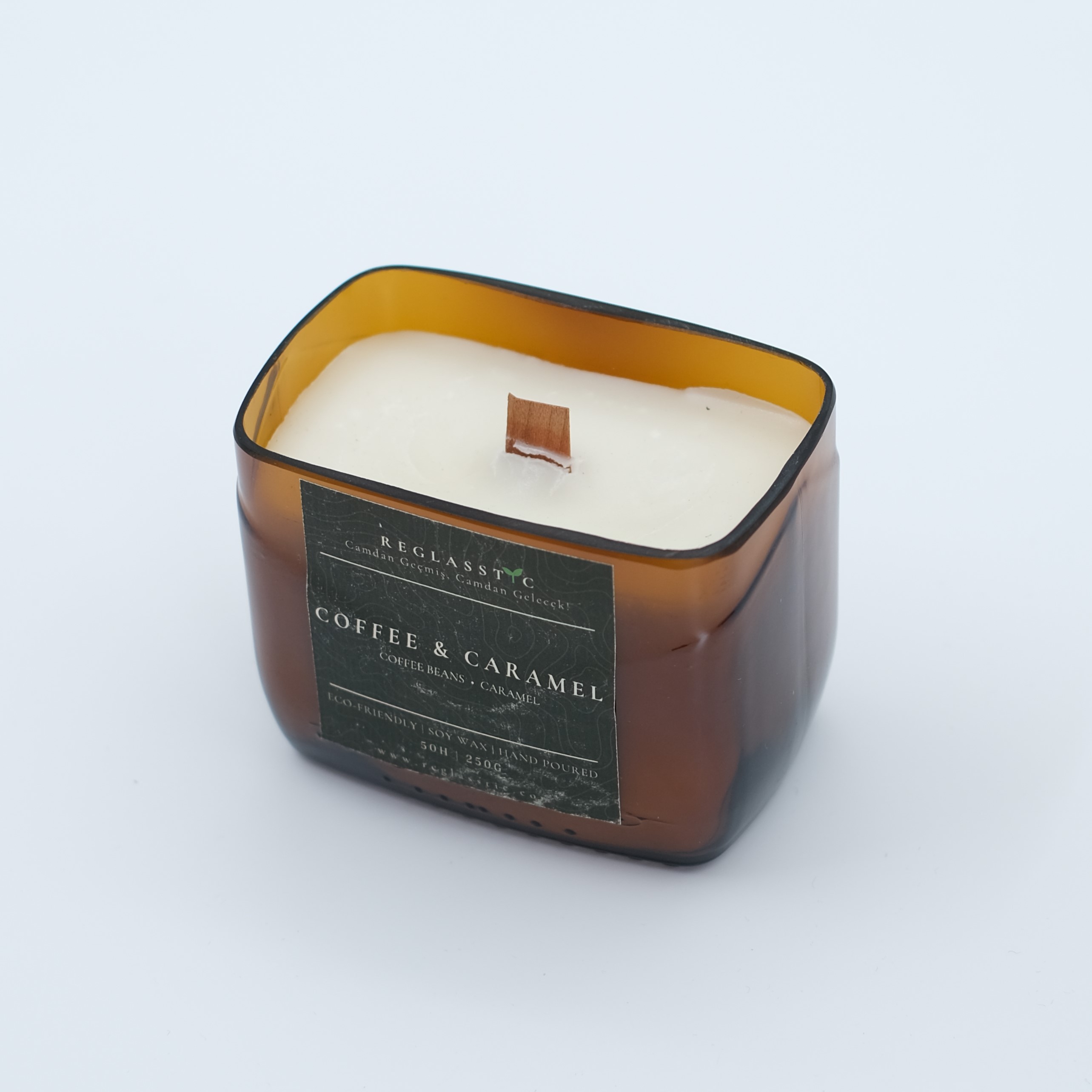 Soy Wax Mum - Coffee Caramel 250 gr - Upcycle Cam