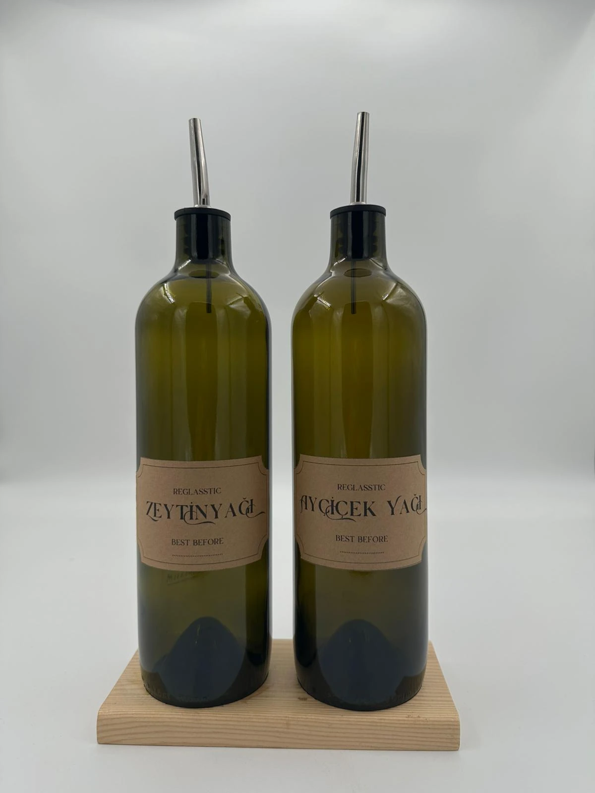 Oleum – El Yapımı Cam Yağdanlık Seti