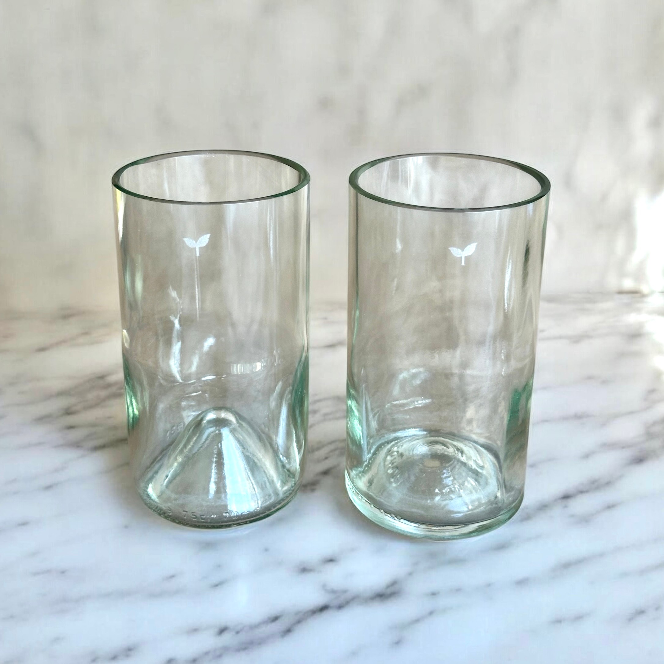 Sip & Sustain - Upcycle 2'li Bardak Seti - Şeffaf