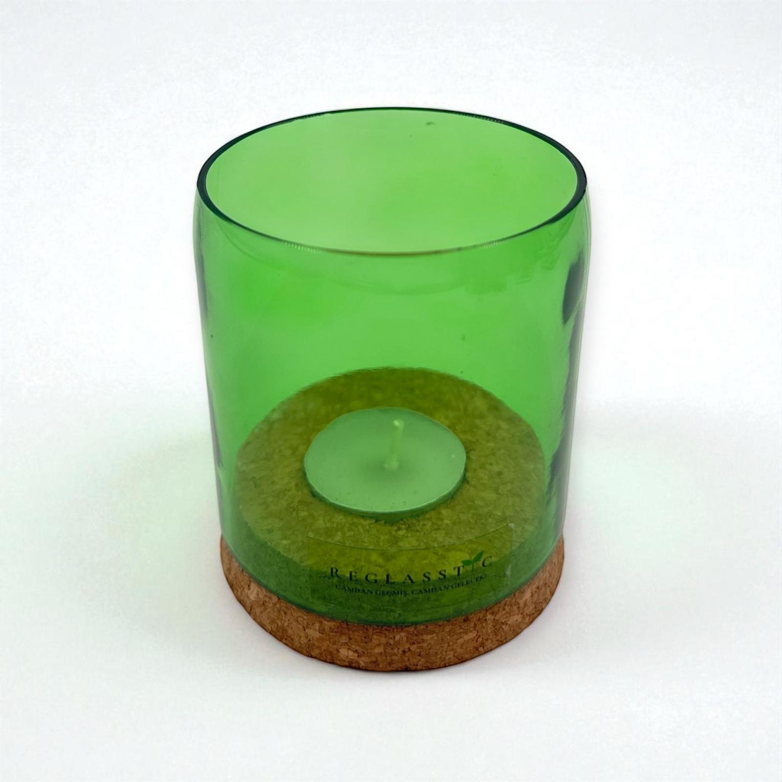 GlowNest – Mantar Tabanlı Upcycle Tealight Mumluk