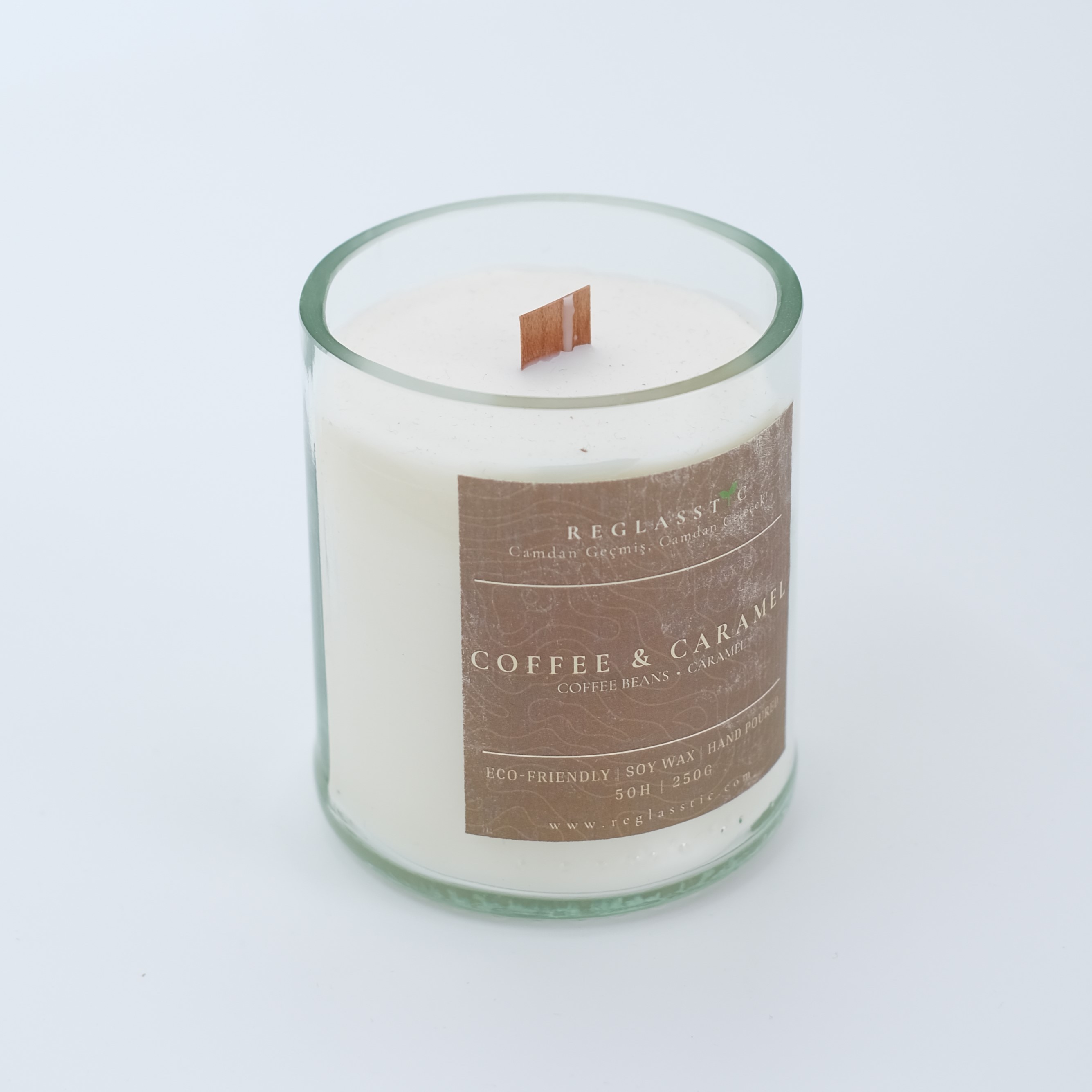 Soy Wax Mum - Coffee Caramel 250 gr - Upcycle Cam