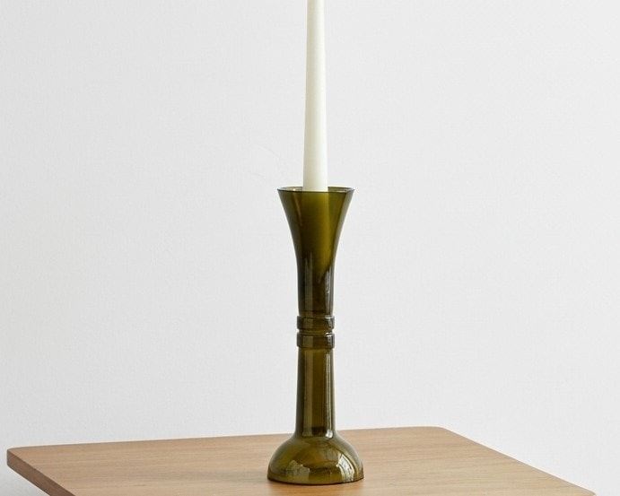 Emerald Flame – El Yapımı Cam Şamdan
