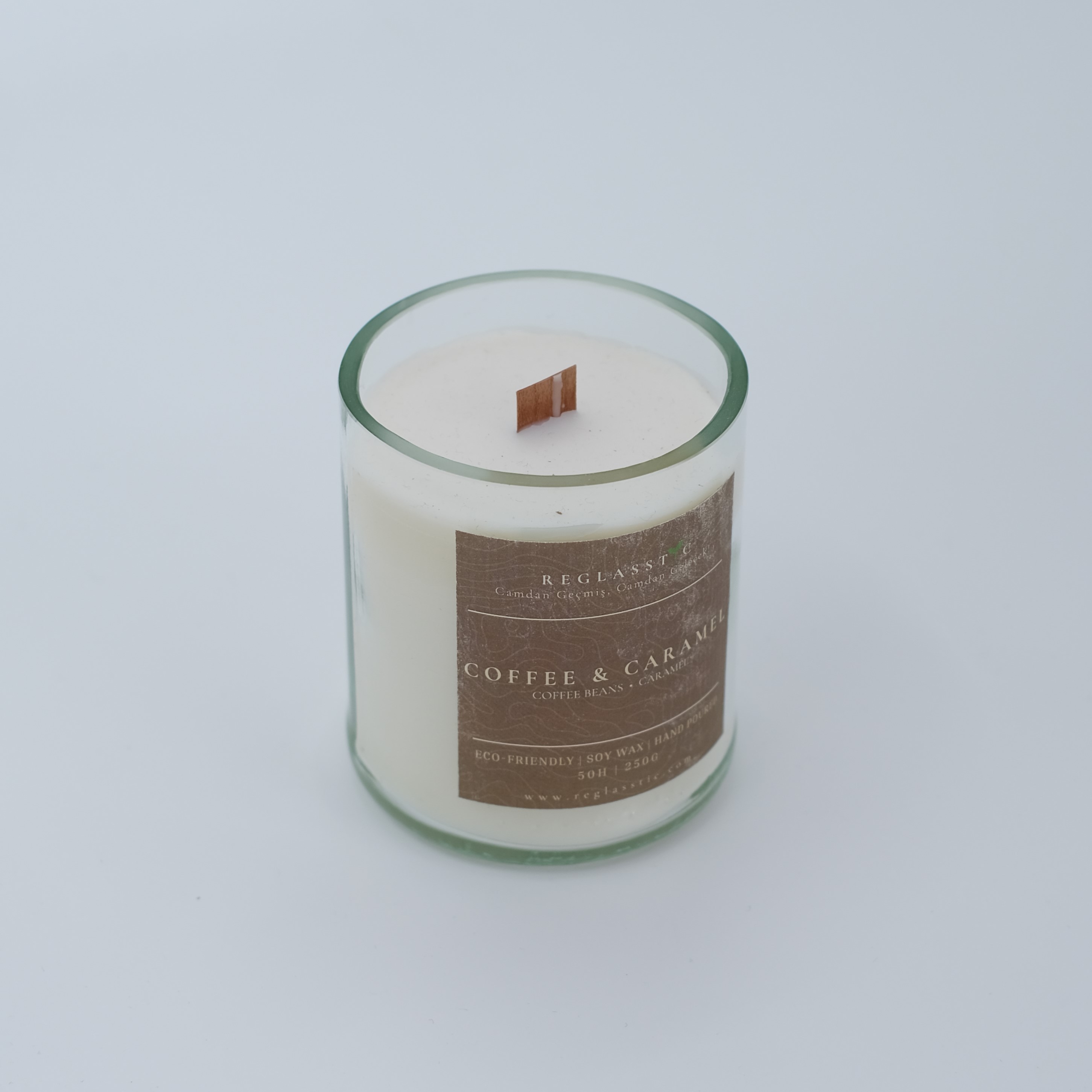 Soy Wax Mum - Coffee Caramel 250 gr - Upcycle Cam