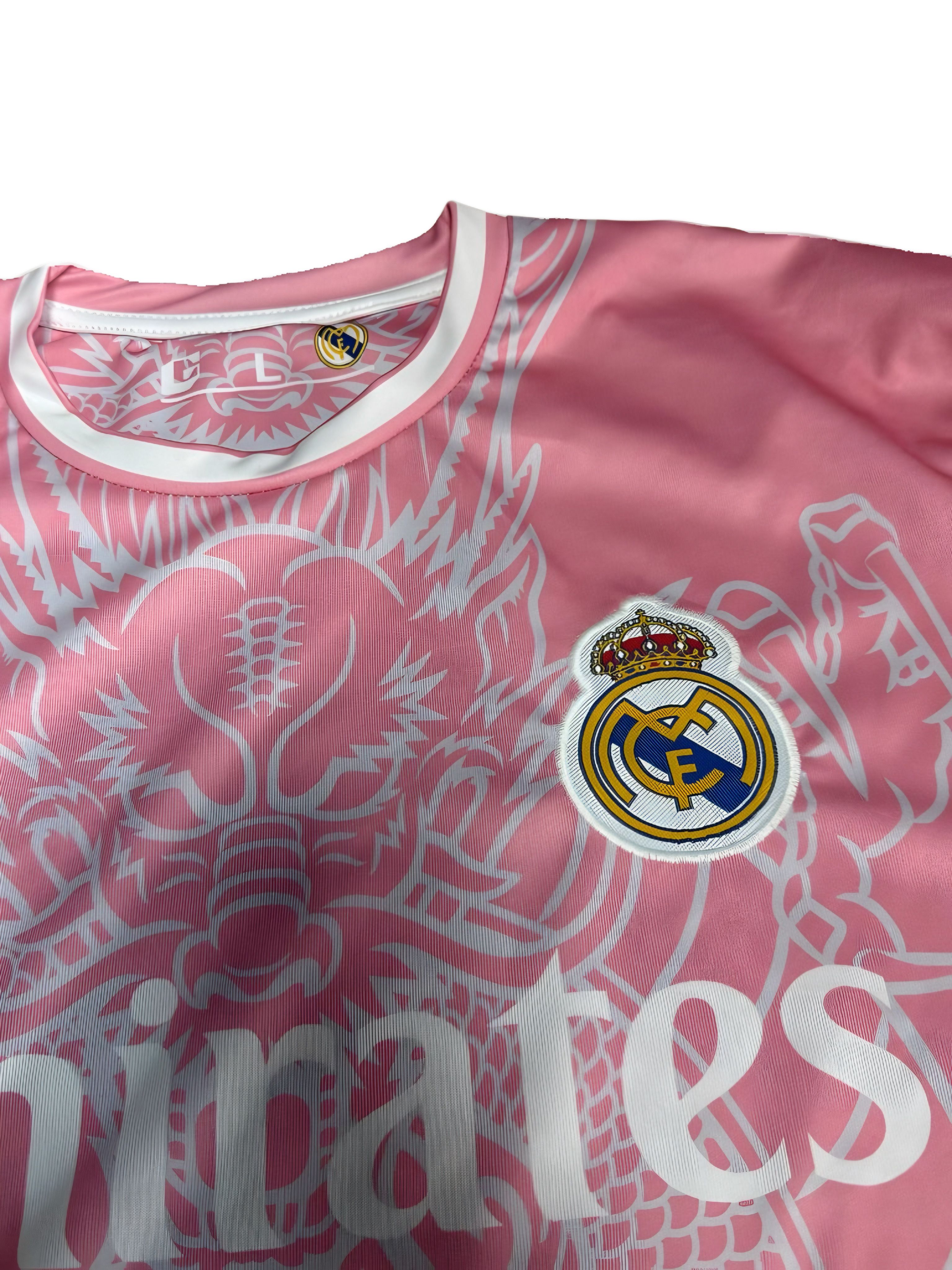 Real Madrid 2024-2025 Üçüncü Özel Üretim Forması (Pembe Ejderha Desenli)