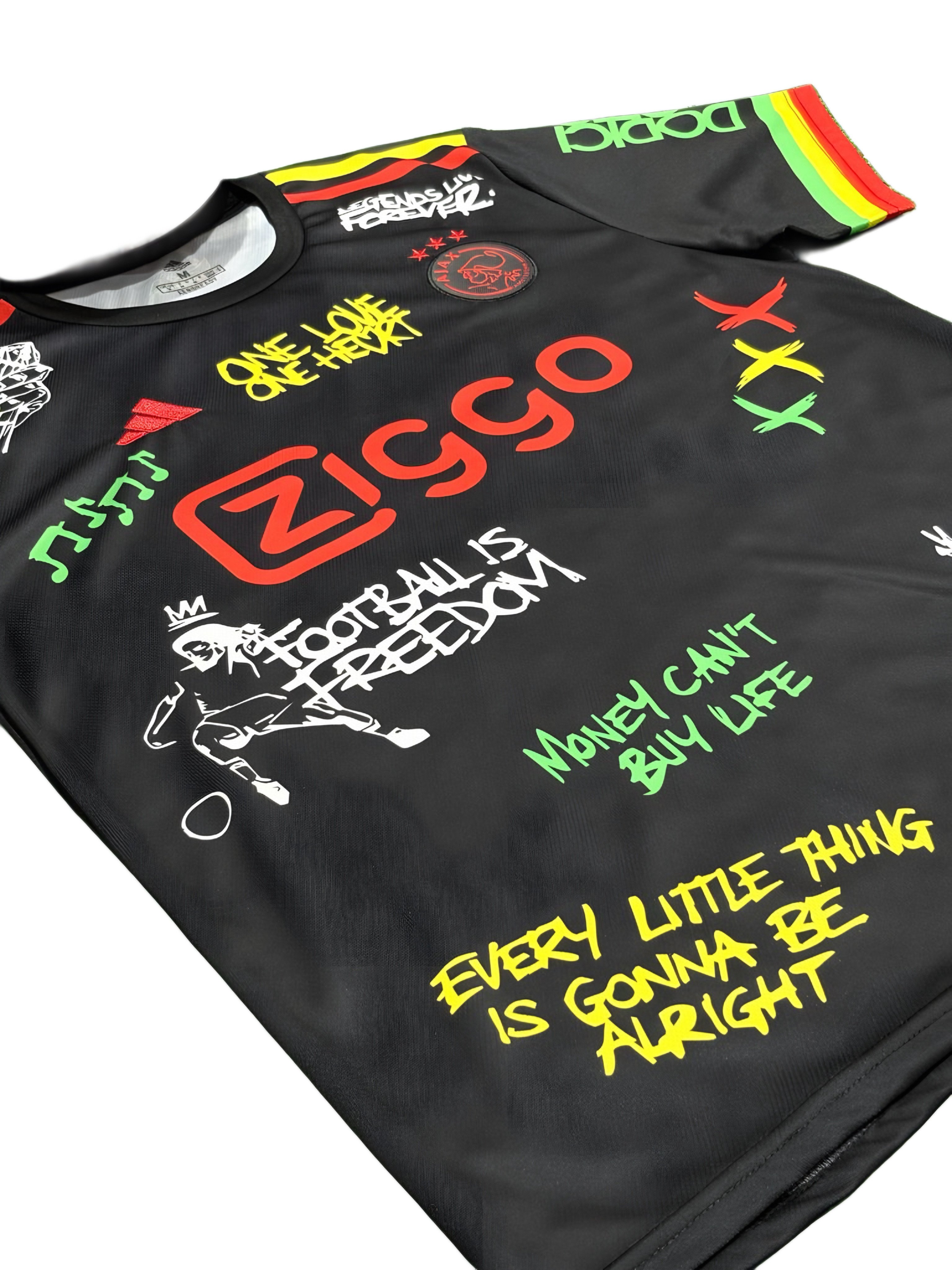Ajax 2024-2025 Üçüncü Özel Üretim Forması (Bob Marley Temalı)