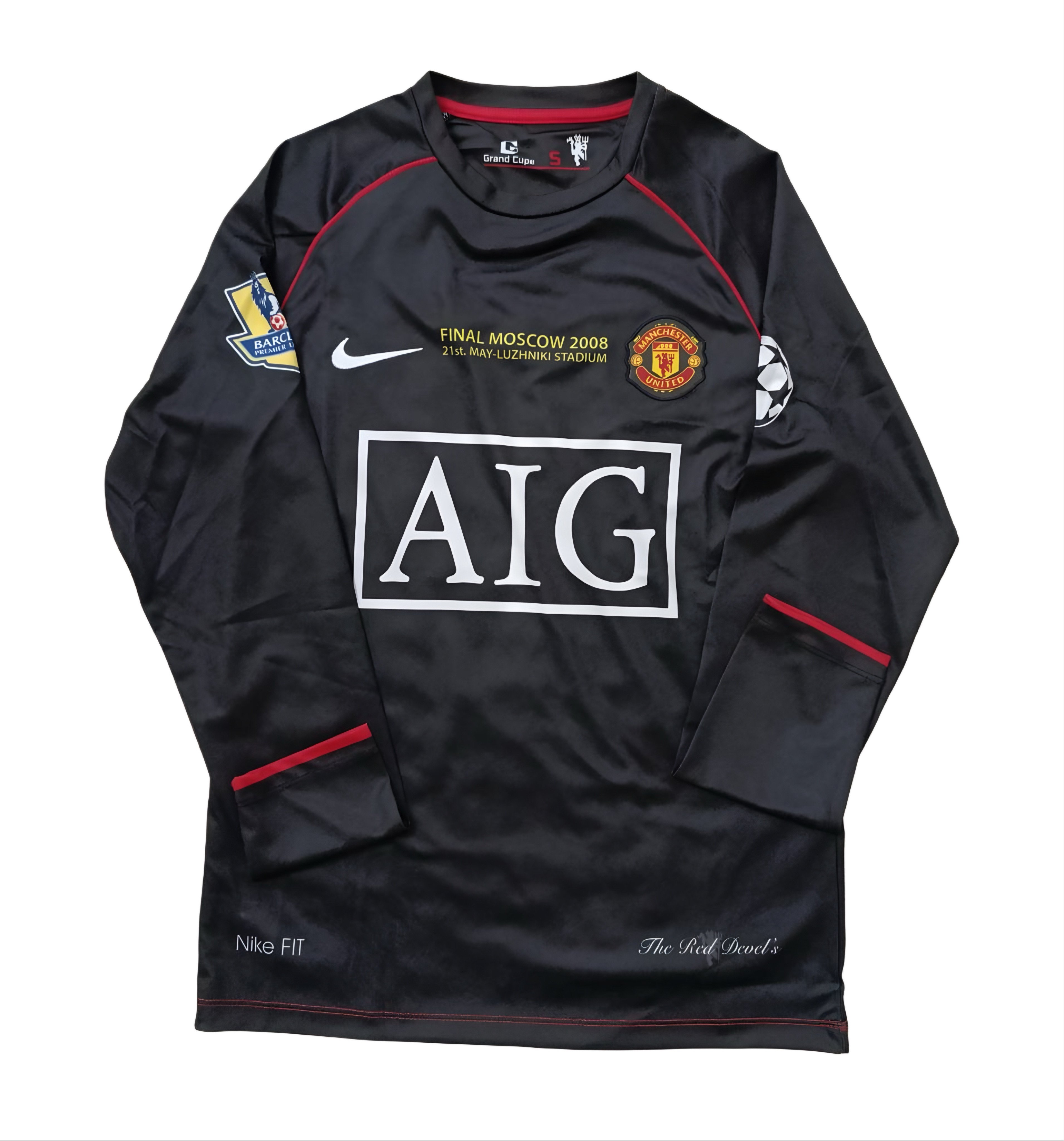 Cristiano Ronaldo Manchester United 2007-2008 Uzun Kollu Deplasman Forması
