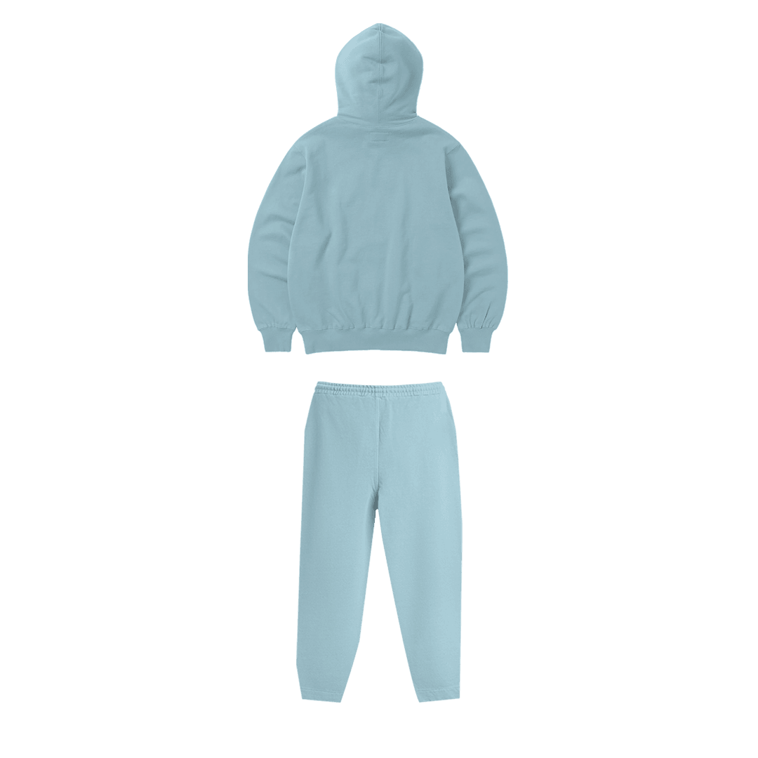 Rhinestone "Revenge" Hoodie Takım | Sugar Blue V2