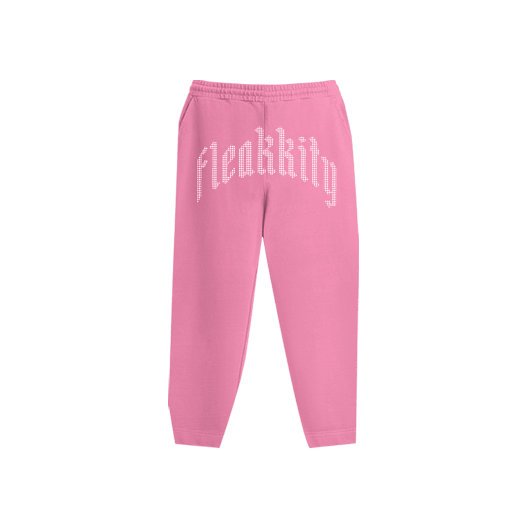 Rhinestone "Fleakkity" Eşofman Altı | Sugar Pink