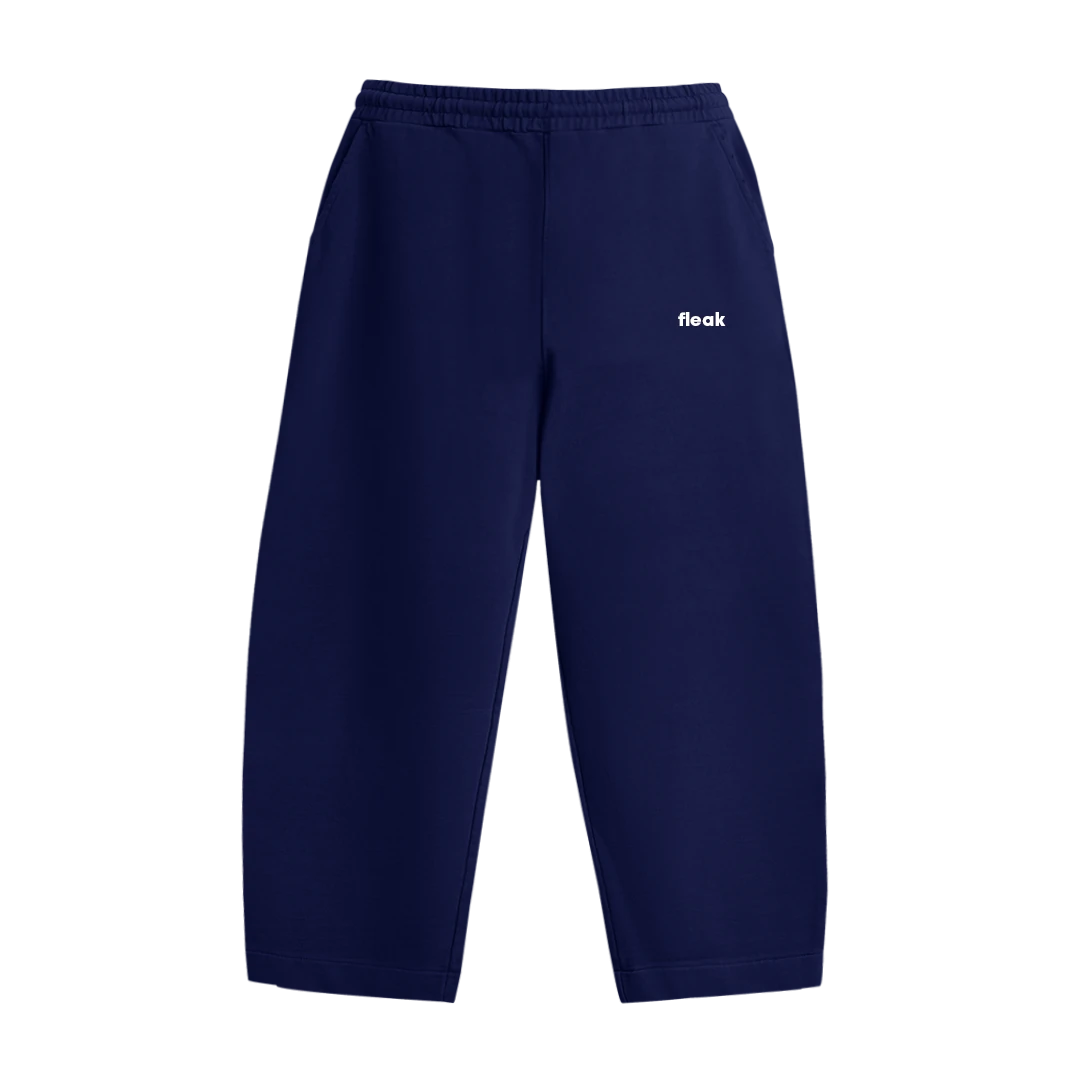 FleakBasic Kışlık Oversize Eşofman Altı | Lacivert