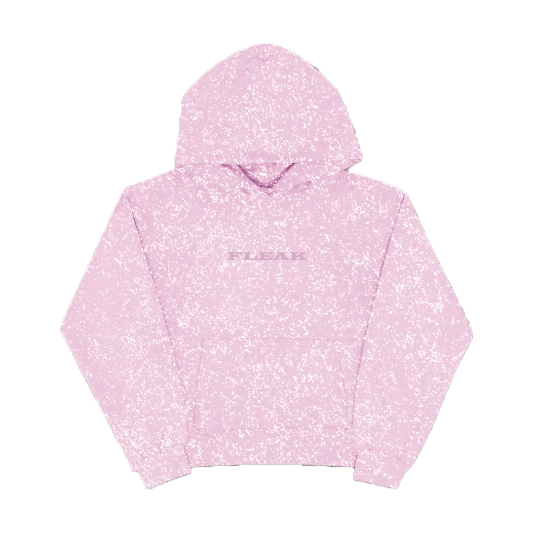 FLEAK Glittery Simli Hoodie | Pembe
