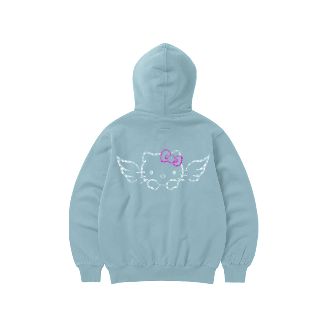 Rhinestone "Fleakkity" Hoodie Takım | Sugar Blue