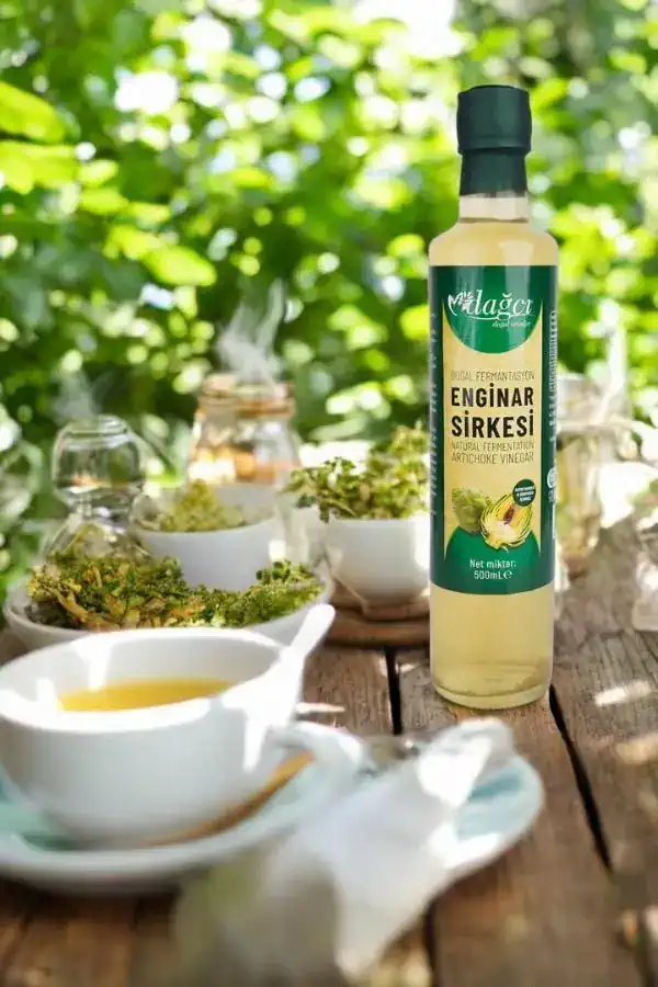 Enginar Sirkesi 500 ml – Doğal Fermantasyon, Karaciğer ve Detox Desteği