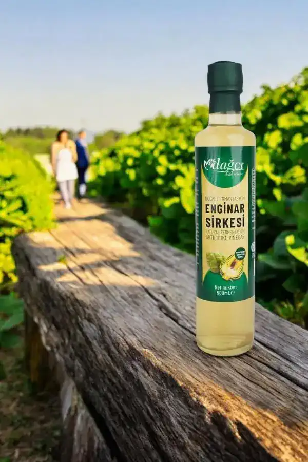Enginar Sirkesi 500 ml – Doğal Fermantasyon, Karaciğer ve Detox Desteği