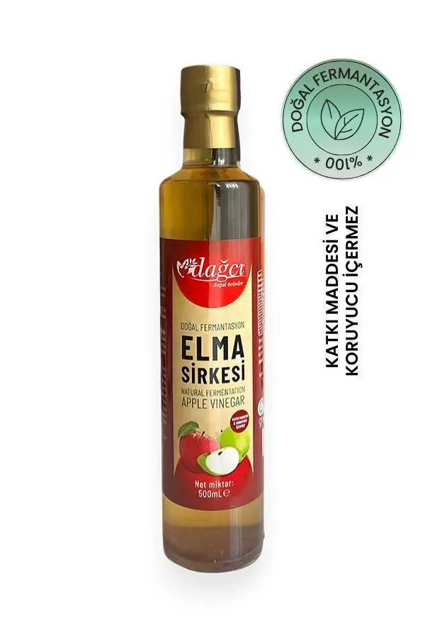 Elma Sirkesi 500 ml – Doğal Fermantasyon, Ödem ve Sindirim Desteği Uzunluk: 98 karakter