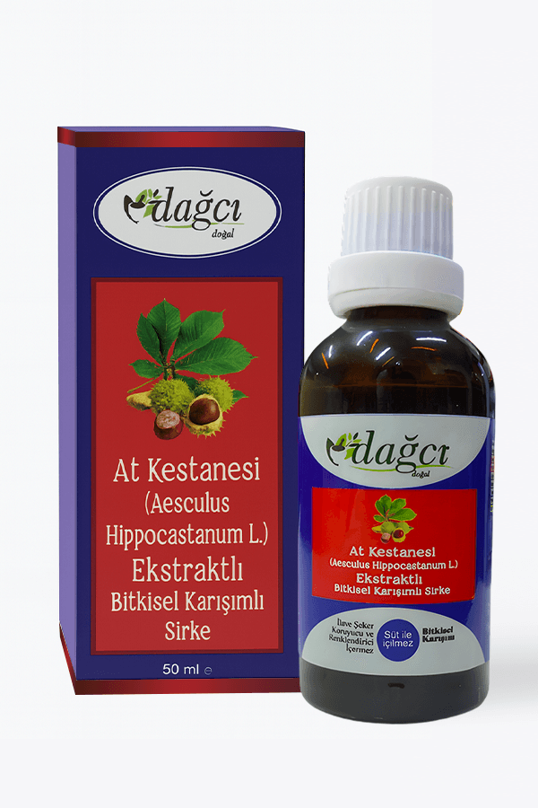 At Kestanesi Ekstratlı Bitkisel Sirke 50 ml – Hemoroid ve Dolaşım Konforuna Destek