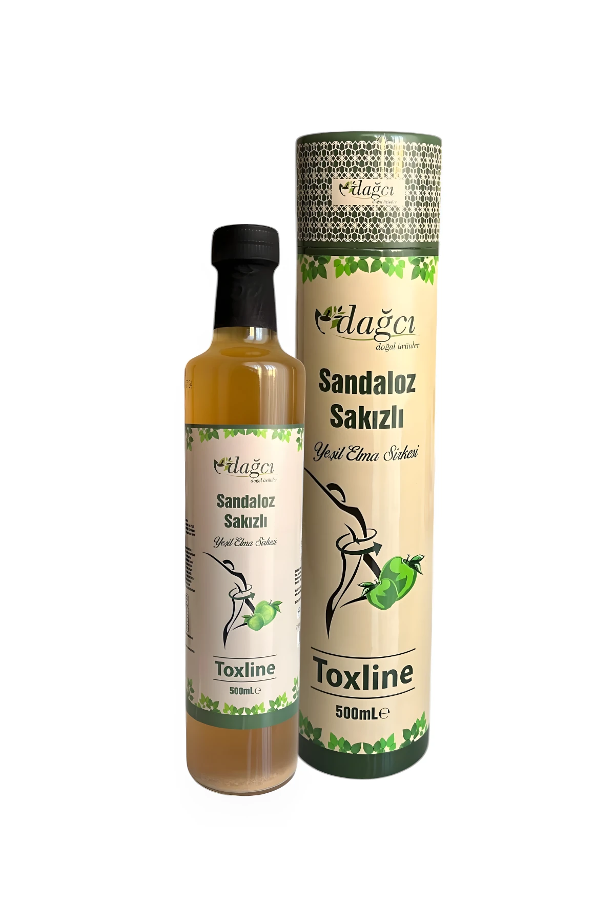 Dağcı Doğal Toxline Sandaloz Sakızlı Yeşil Elma Sirkesi