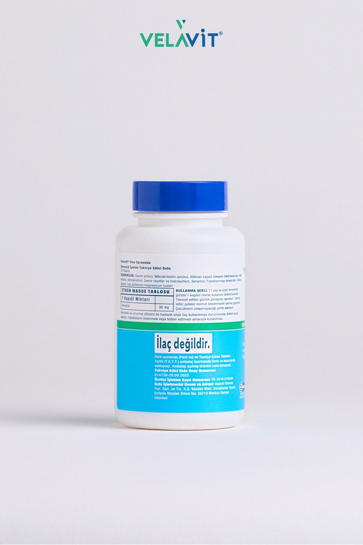Velavit Viva Ceramide 30 Kapsül