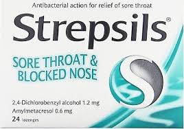 STREPSILS MENTOLLU PASTIL 24 PASTILLIK BLISTER AMB