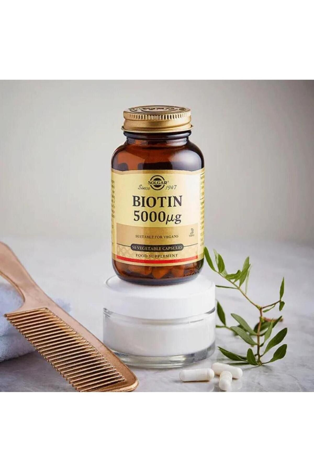 Solgar Biotin 5000 Mcg 50 Kapsül