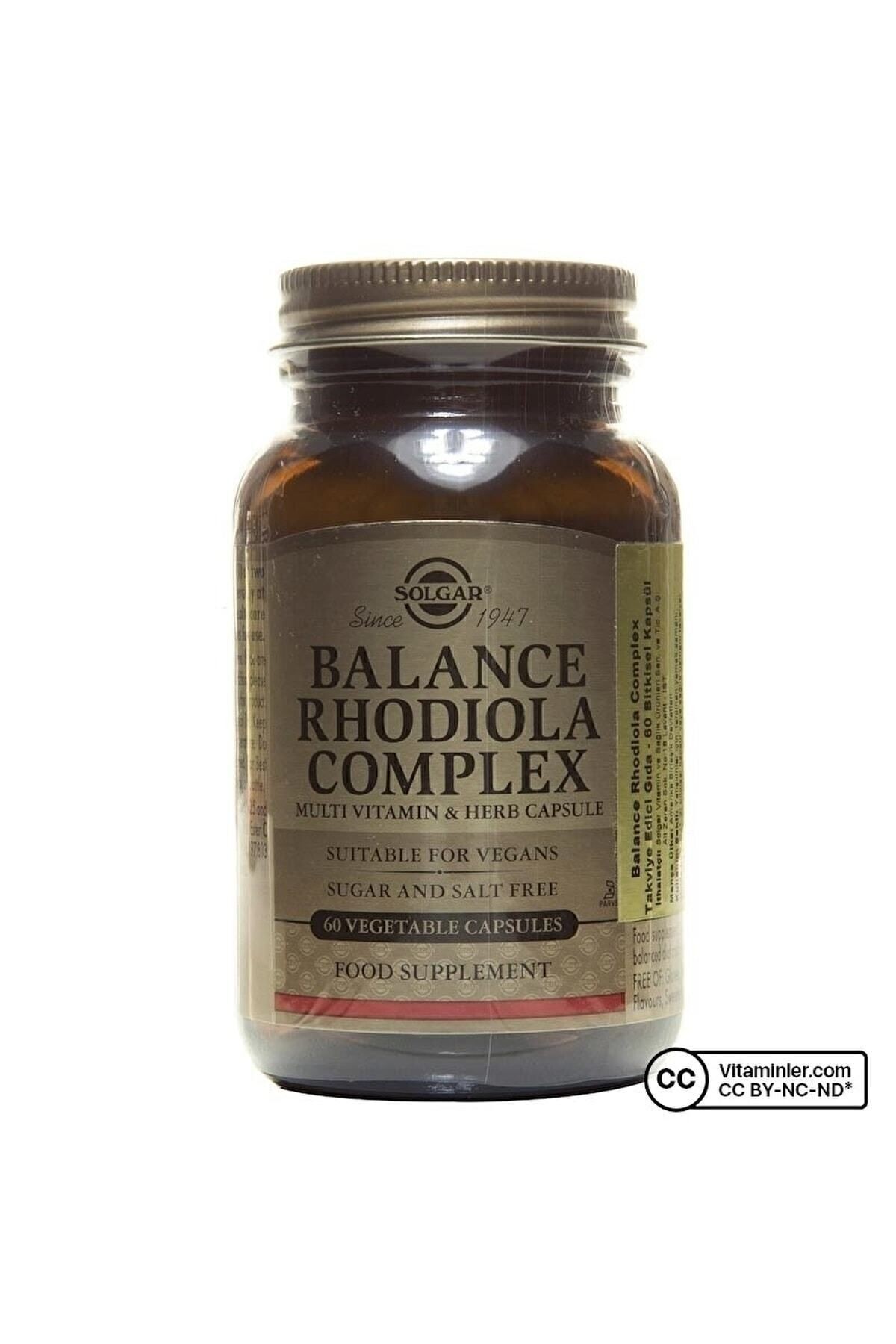 Solgar Balance Rhodiola Complex 60 Kapsül