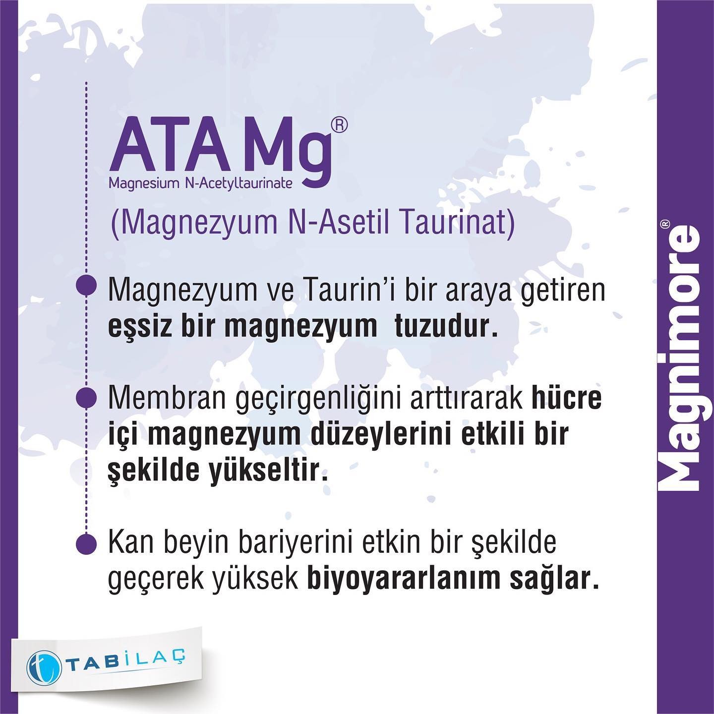 Magnimore Plus 60 Magnezyum Içeren Takviye Edici Gıda