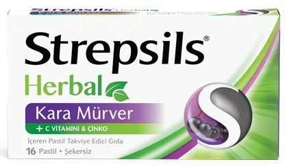 STREPSILS HERBAL KARAMURVER PAS