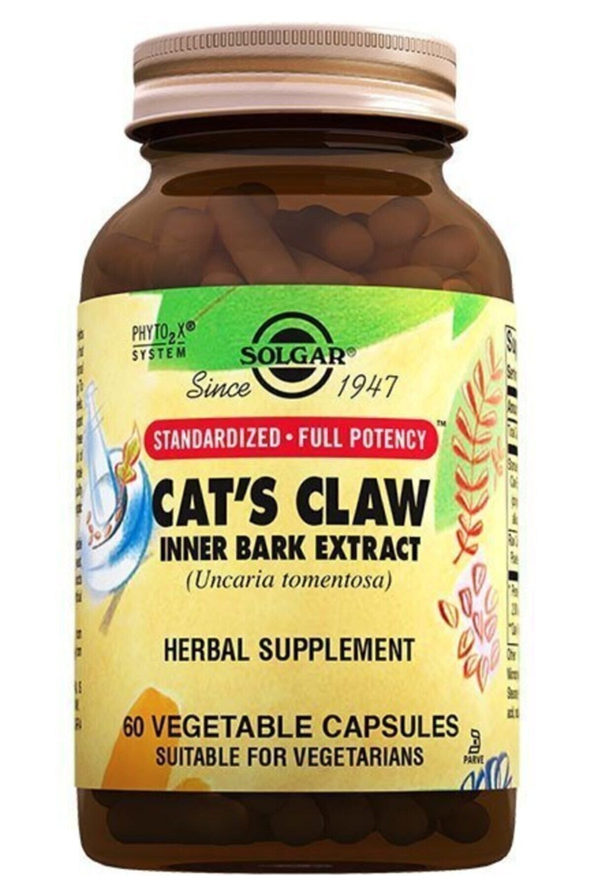 Cat's Claw Inner Bark Extract 60 Vegetable Kapsül