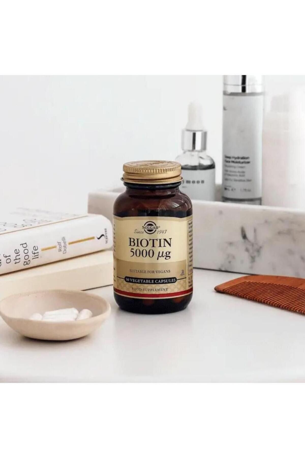 Solgar Biotin 5000 Mcg 50 Kapsül
