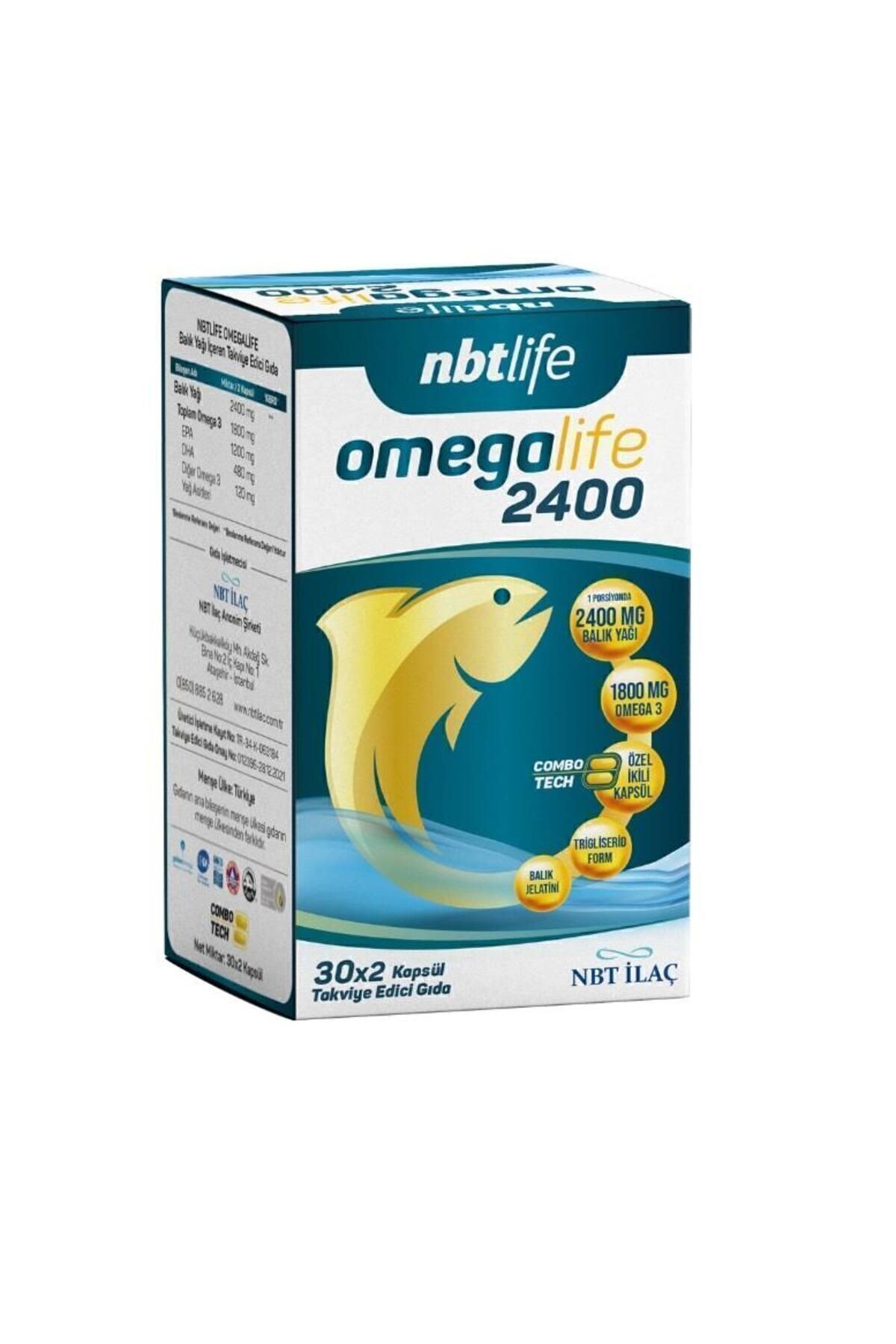 NBTLİFE Omegalife 2400 60 Kapsül