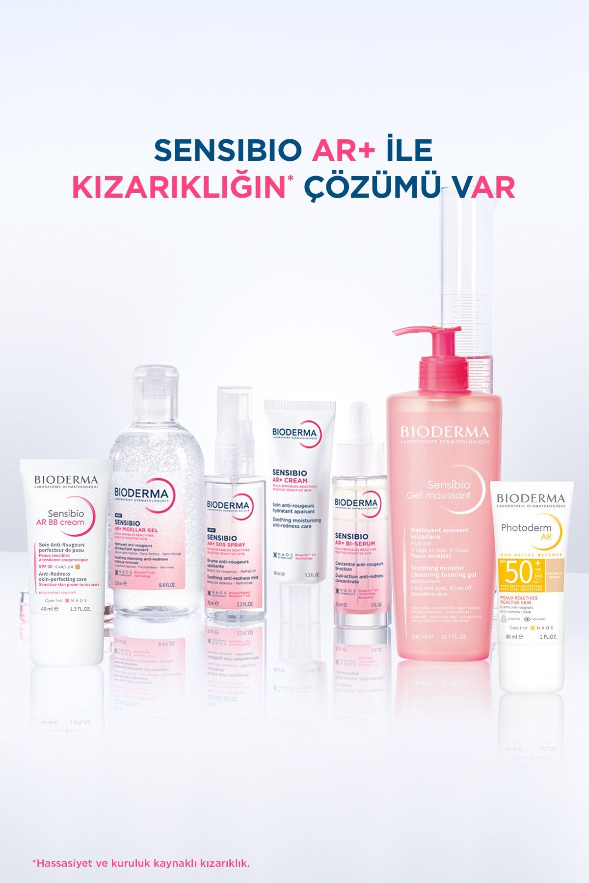 Bioderma Sensibio AR+ Rozasea Eğilimli Hassas Ciltler için Kızarıklık Karşıtı Nemlendirici Bakım Kremi 40 ml