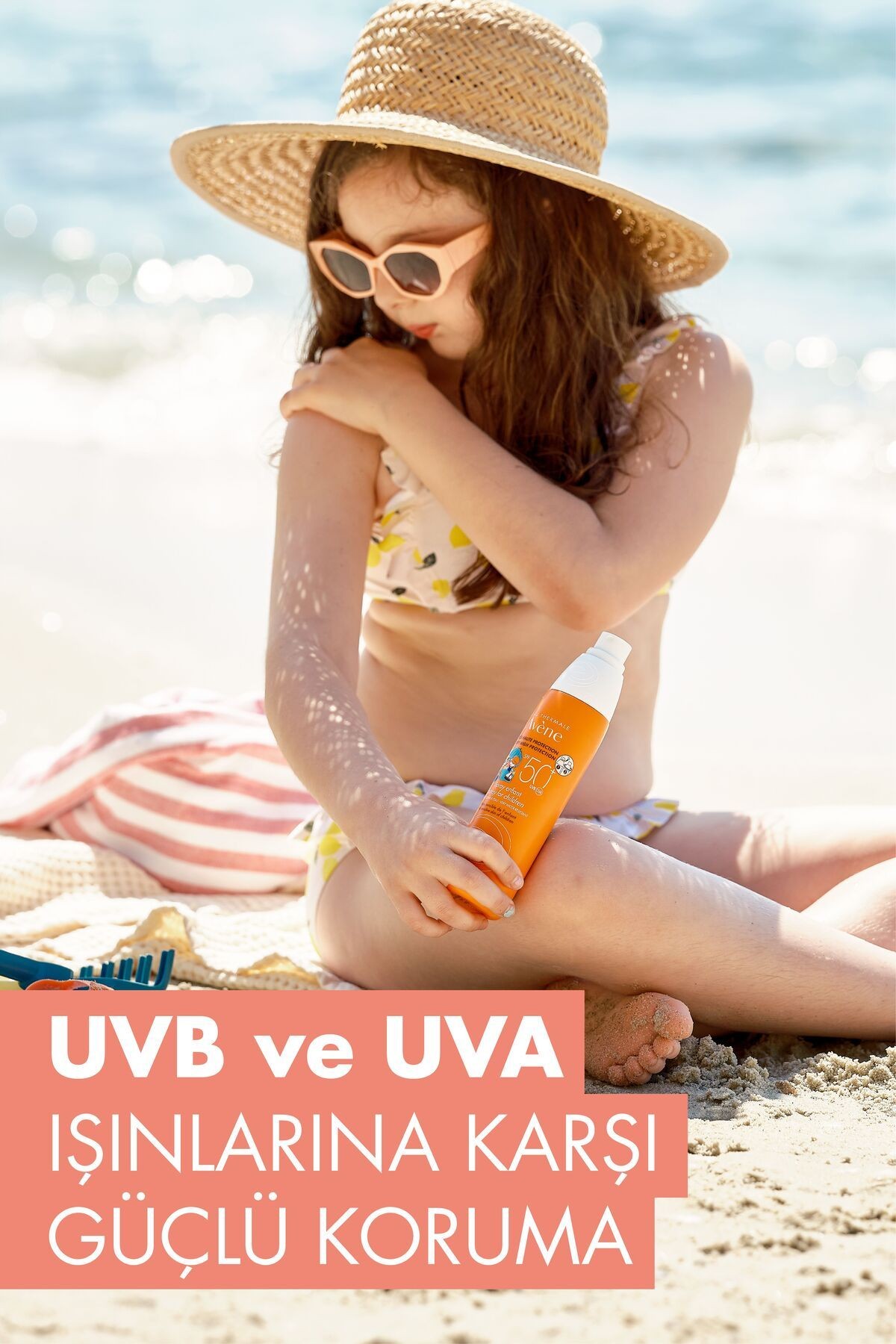 AVENE ENFANT Çocuklar için Güneşten Koruyucu SPF 50+ Vücut Spreyi 200 ml
