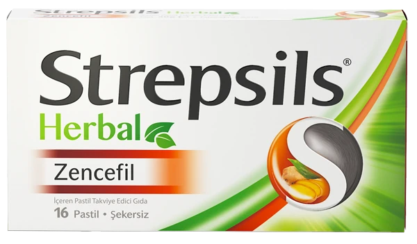 STREPSILS HERBAL ZENCEFIL 16 P