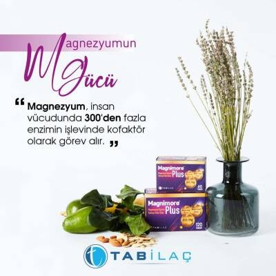 Magnimore Plus 60 Magnezyum Içeren Takviye Edici Gıda