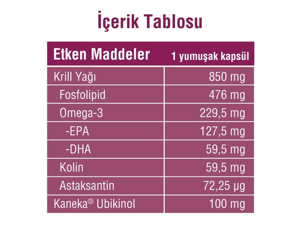 Krilom QH 30 YUMUŞAK KAPSÜL