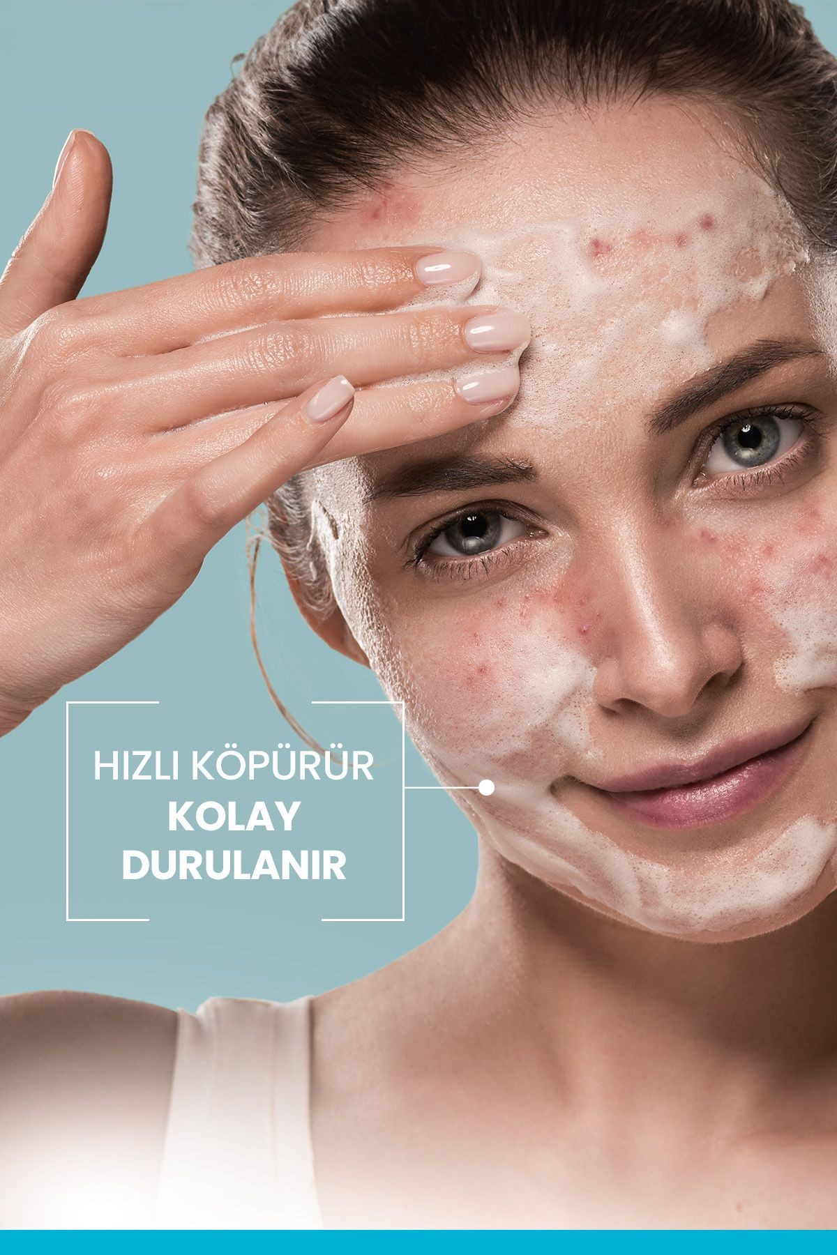 Ducray Keracnyl Yağlı ve Akneye Eğilimli Ciltler için Temizleme Jeli 400 ml