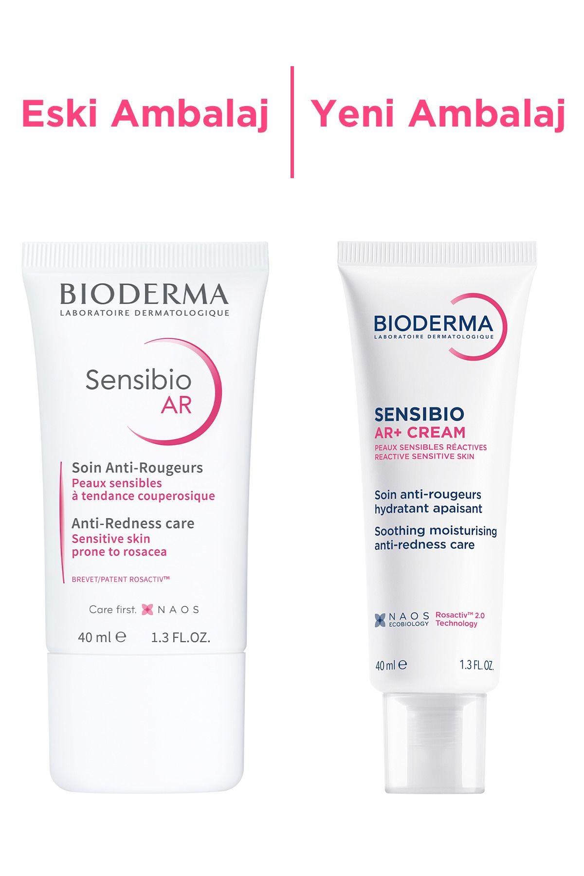 Bioderma Sensibio AR+ Rozasea Eğilimli Hassas Ciltler için Kızarıklık Karşıtı Nemlendirici Bakım Kremi 40 ml