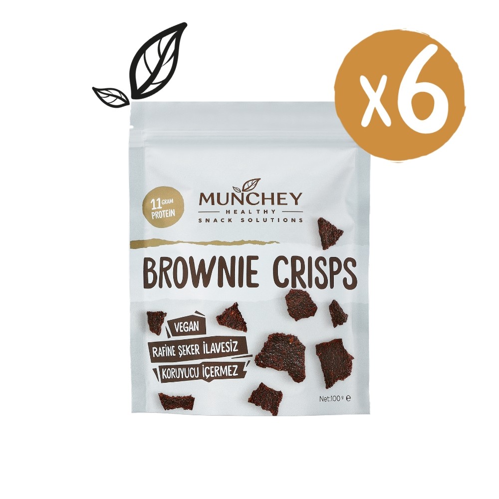 100gr 6'lı Brownie Crisps