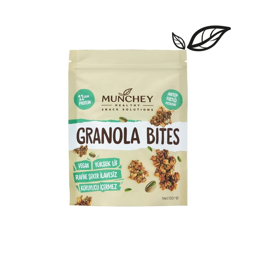 100gr Antep Fıstıklı Granola Bites