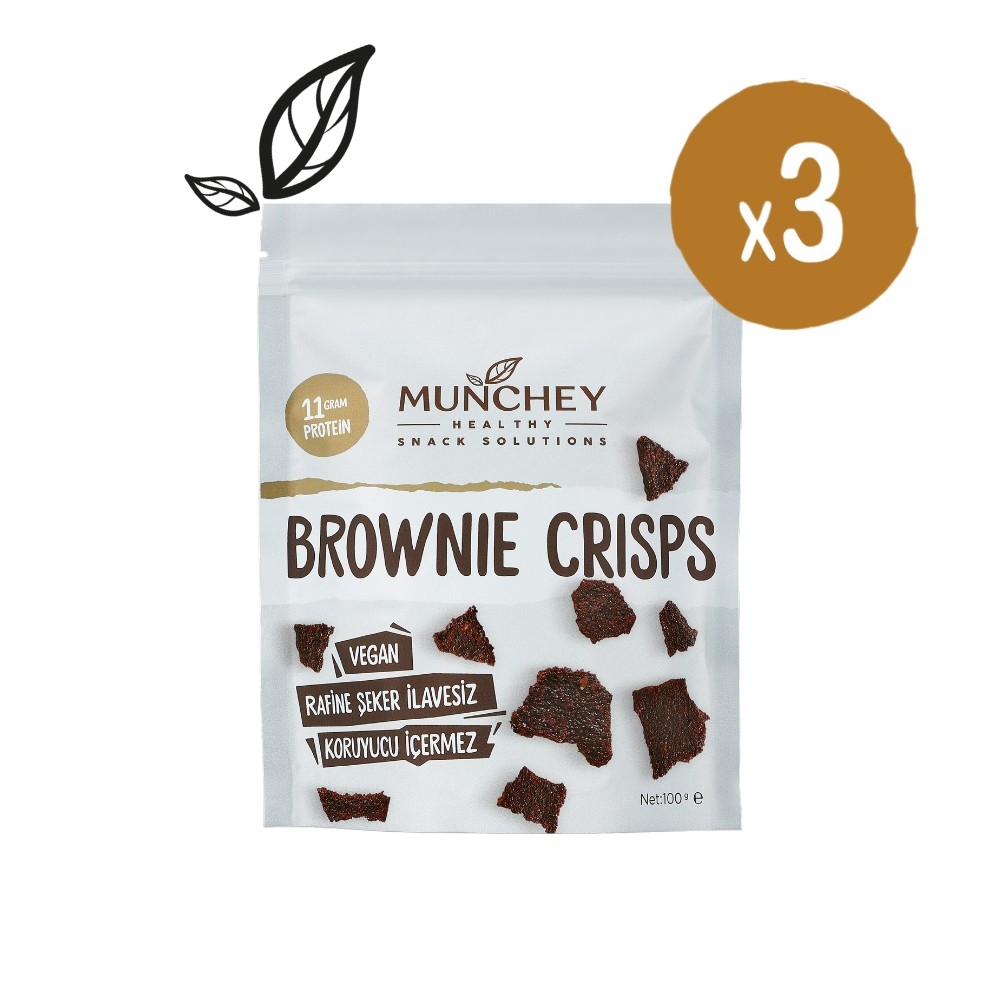 100gr 3'lü Brownie Crisps