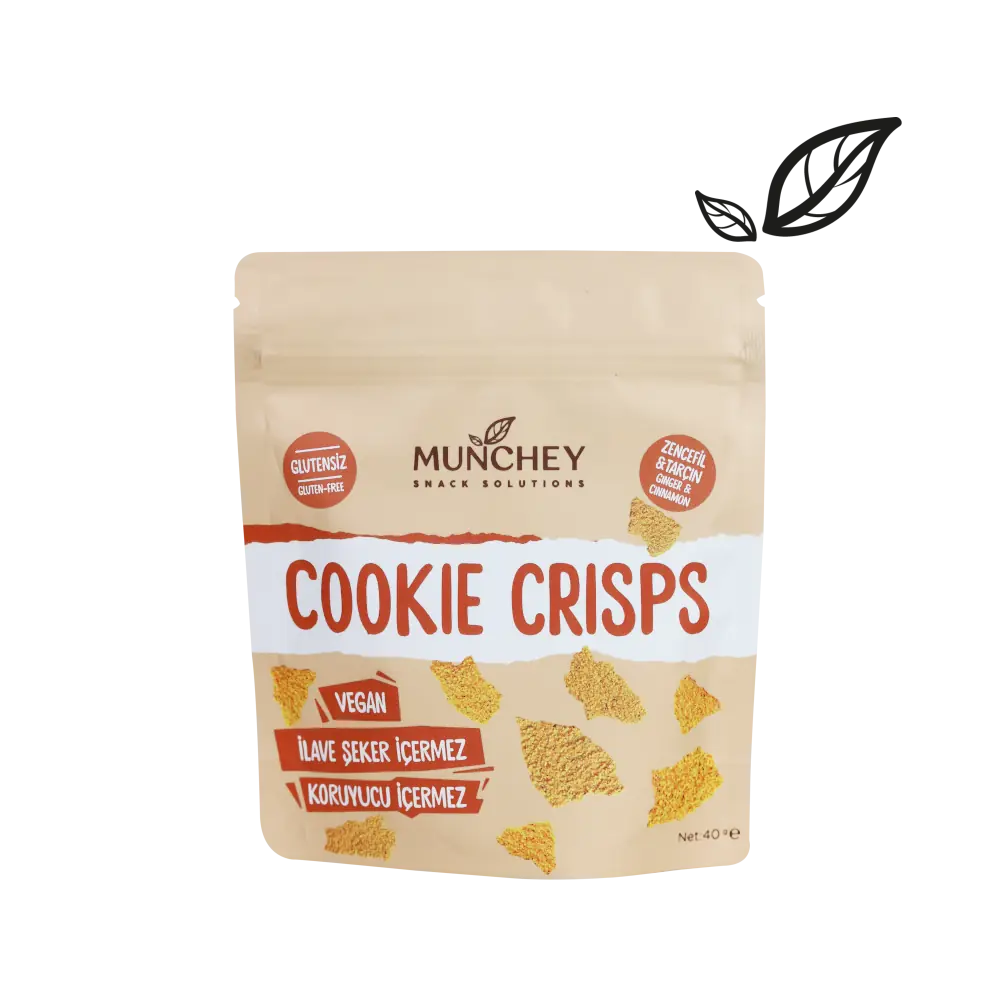40gr Cookie Crisps Zencefil Tarçın