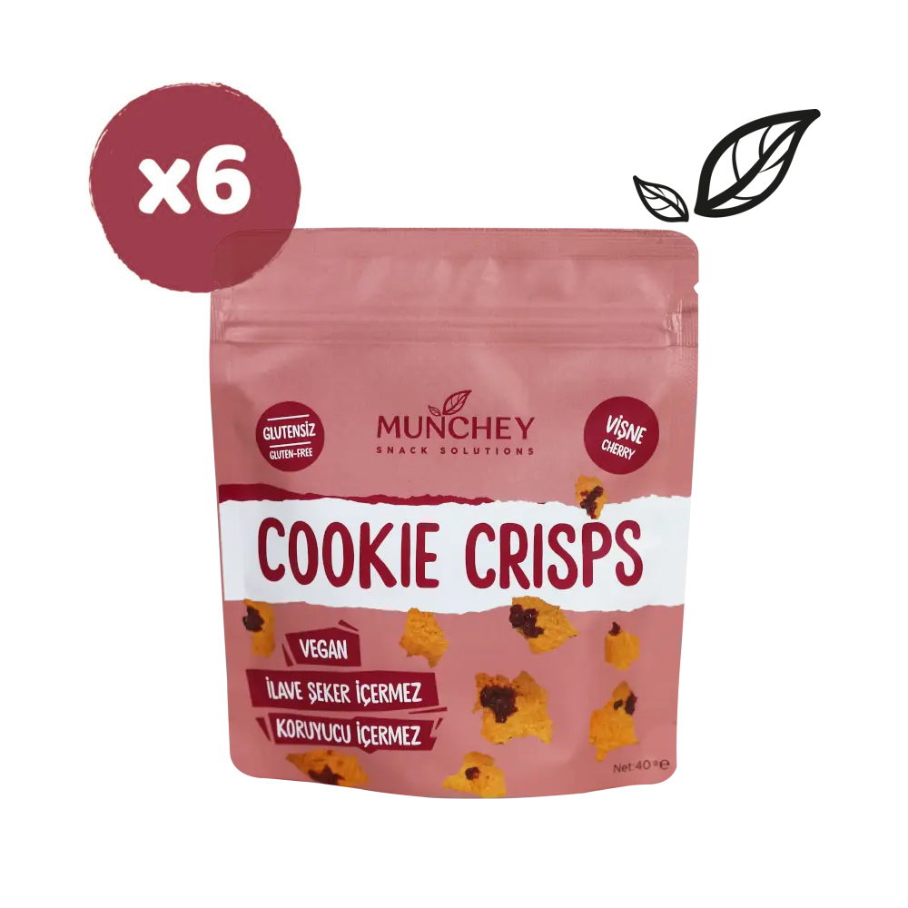 40gr 6'lı Cookie Crisps Vişne