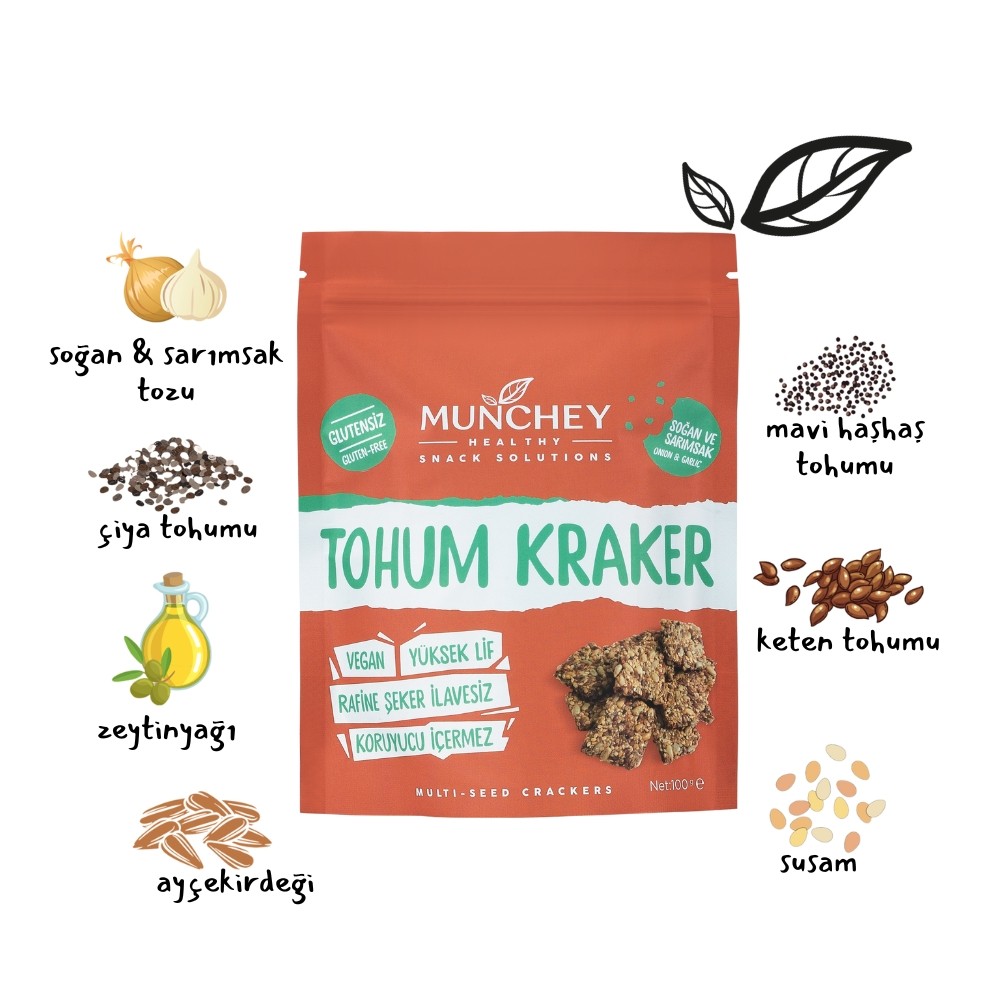 100gr SoğanSarımsak Tohum Kraker